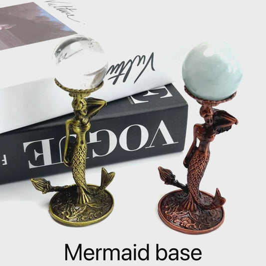 $4.8/1pcs Mermiad crystal sphere base.