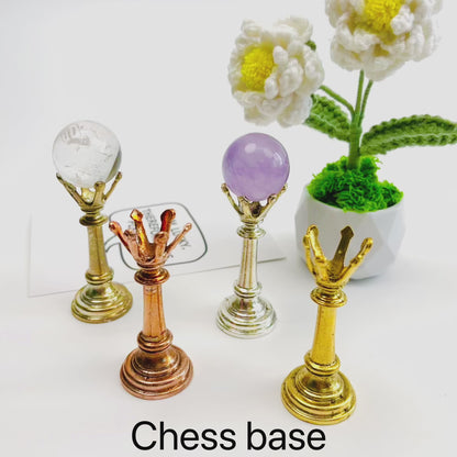 $4.2/1pcs Pillar crystal sphere base.