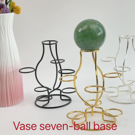 $8.6/1pcs Seven-sphere tall crystal sphere base.