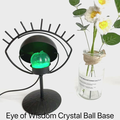 $13/1pcs Black  third eye light crystal base.