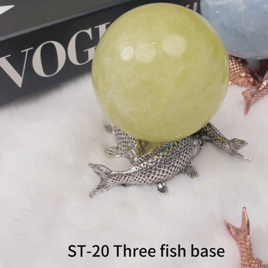 $4.5/1pcs Golden fish crystal base,Silvery fish crystal base,Rose gold fish crystal base,crystal sphere base.